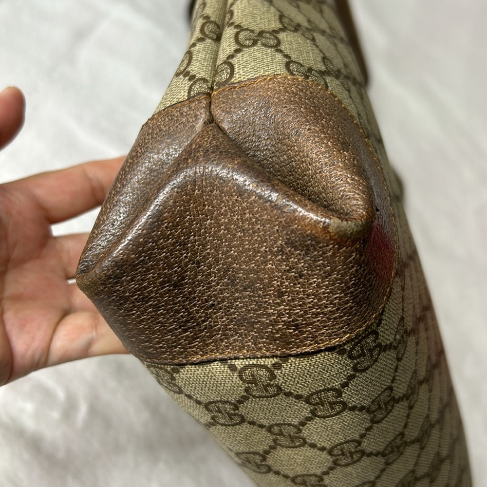 🖤Vtg 70s GUCCI GG Supreme Tote/Shoulder bag - Picture 10 of 17